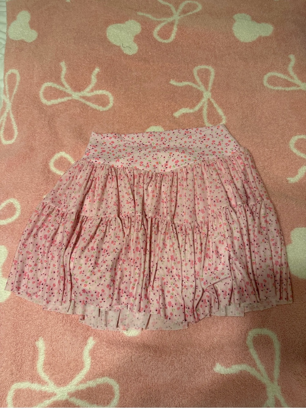 Blogilates Pink Floral Skirt